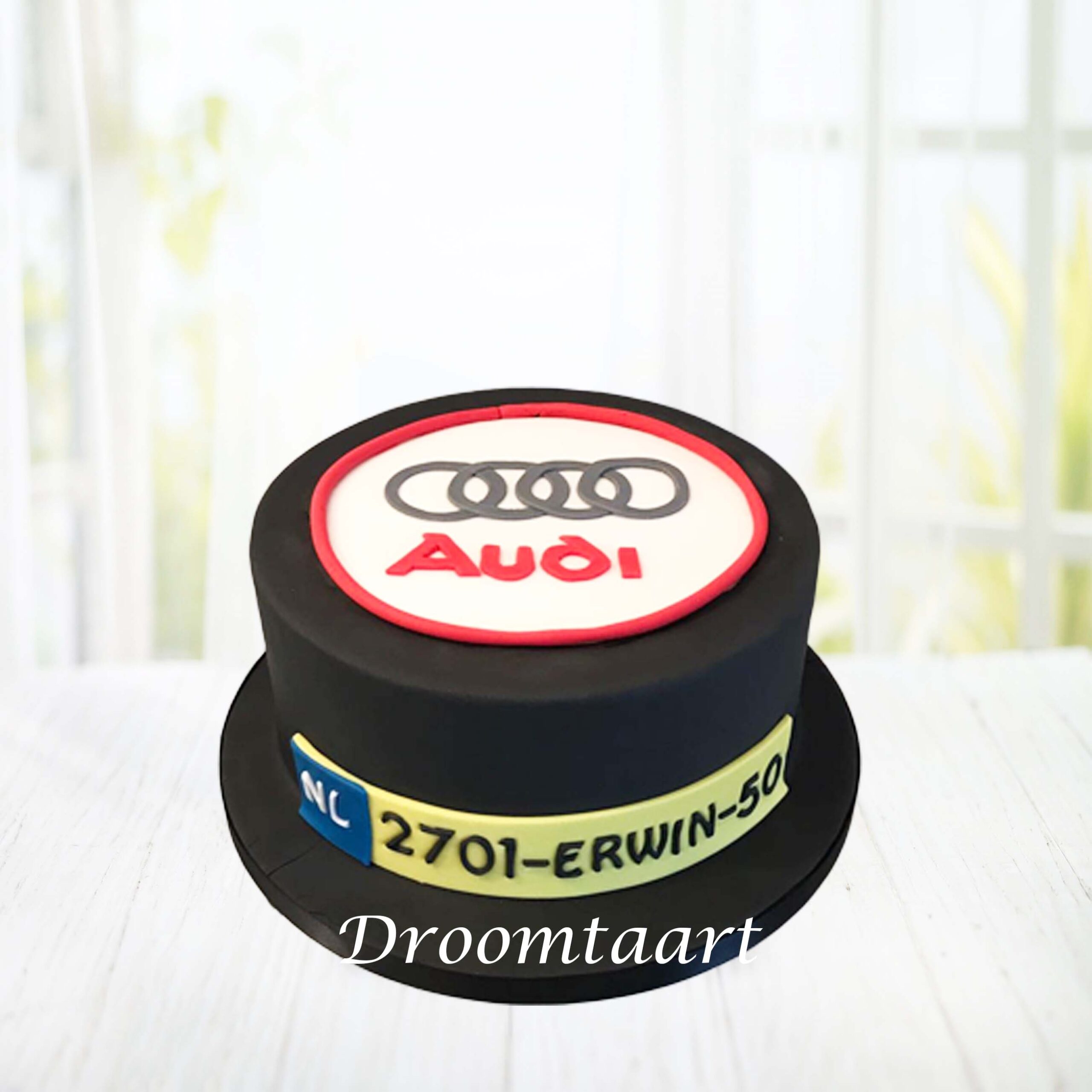 Dusver Echt elleboog Auto logo taart Audi - Droomtaart