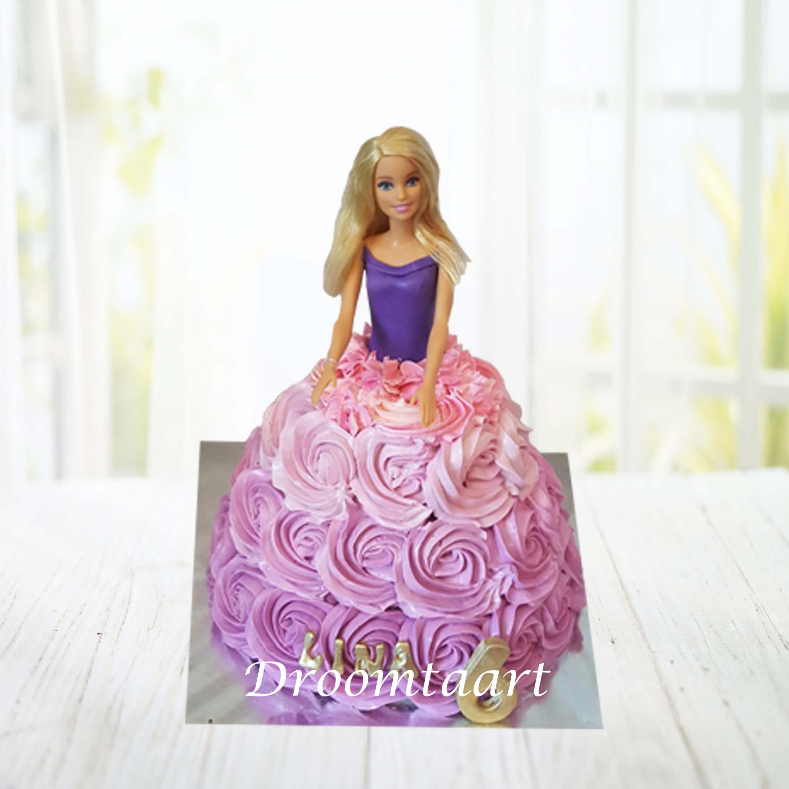 Raad Museum Verwant Barbie taart - Droomtaart