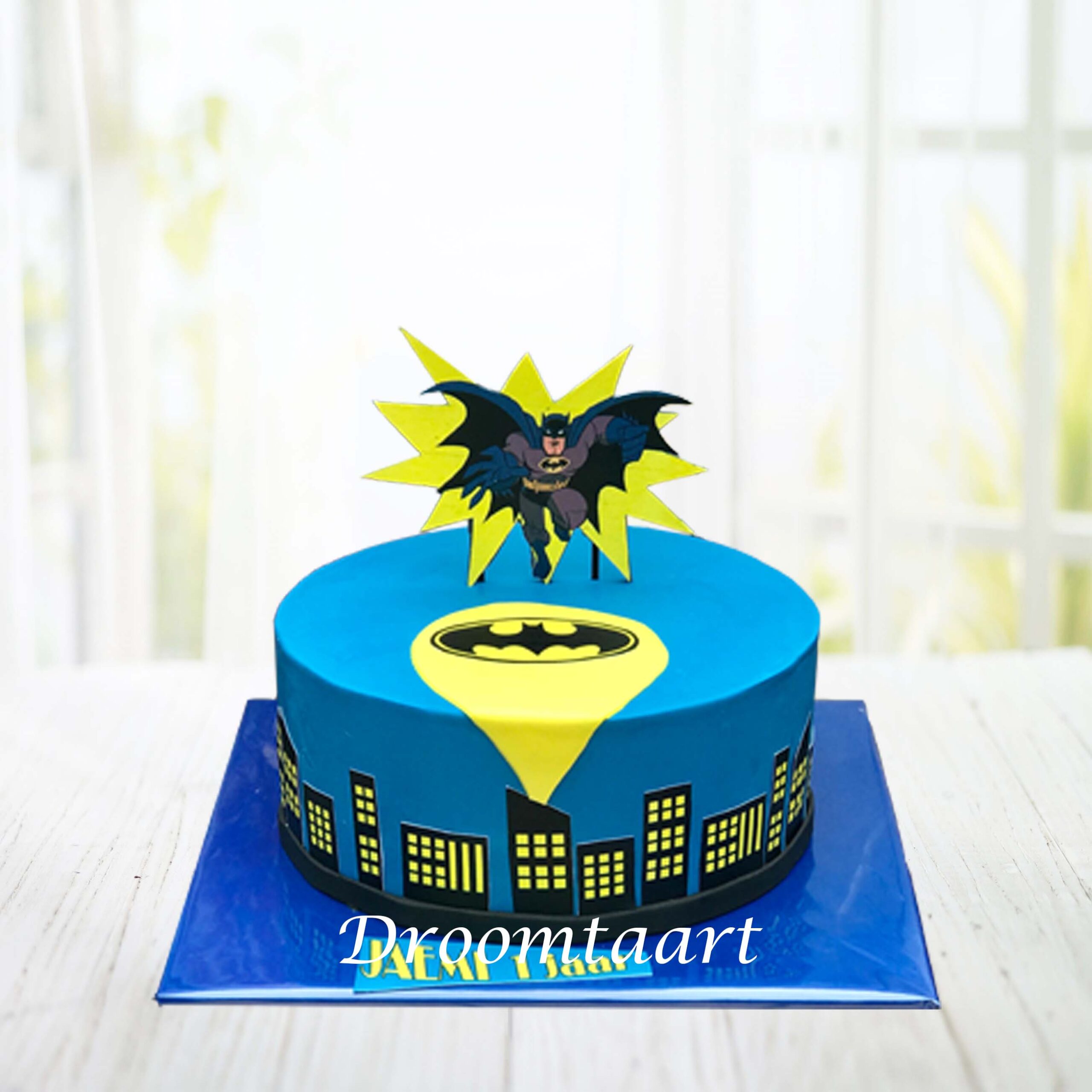 verkiezen Postbode replica Batman taart - Droomtaart