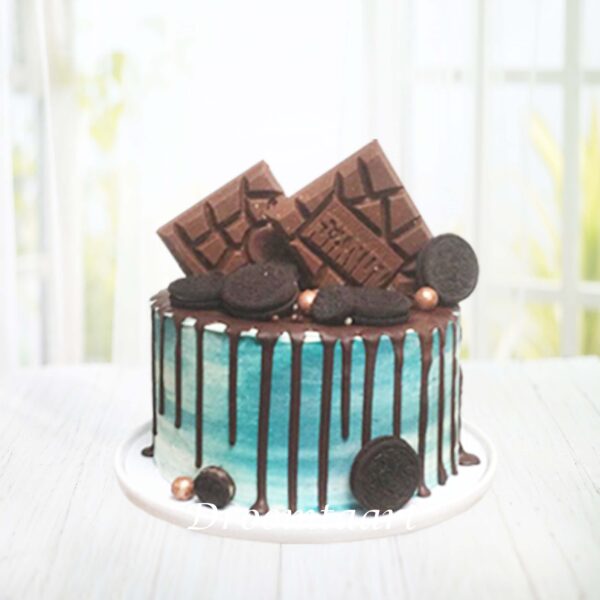 Droomtaart Drip cake candy oreo