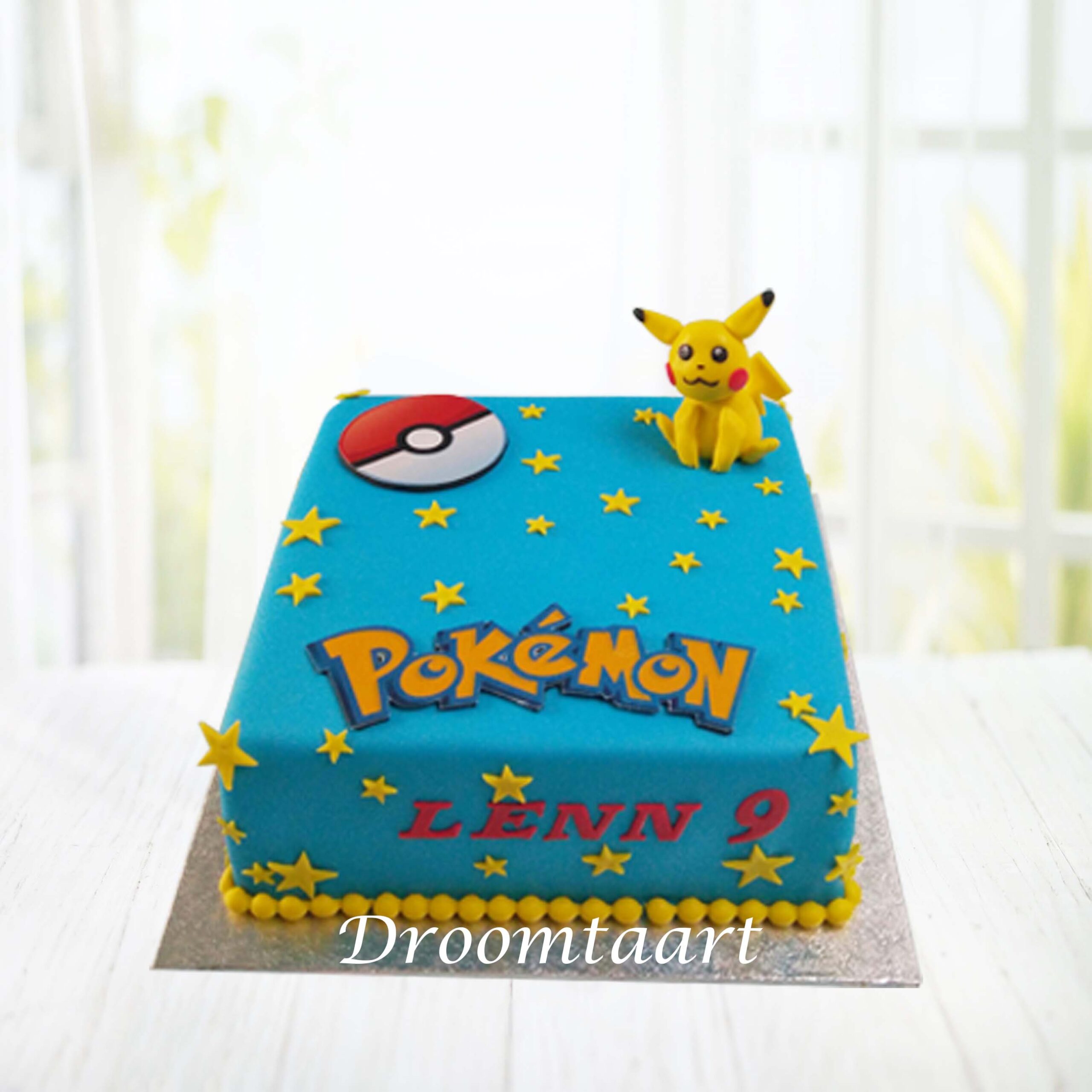 Fraude Interpersoonlijk Politiebureau Pokemon Pikachu taart 1 - Droomtaart