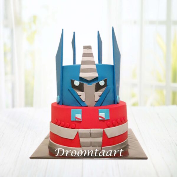 Droomtaart Transformers Optimus Prime taart