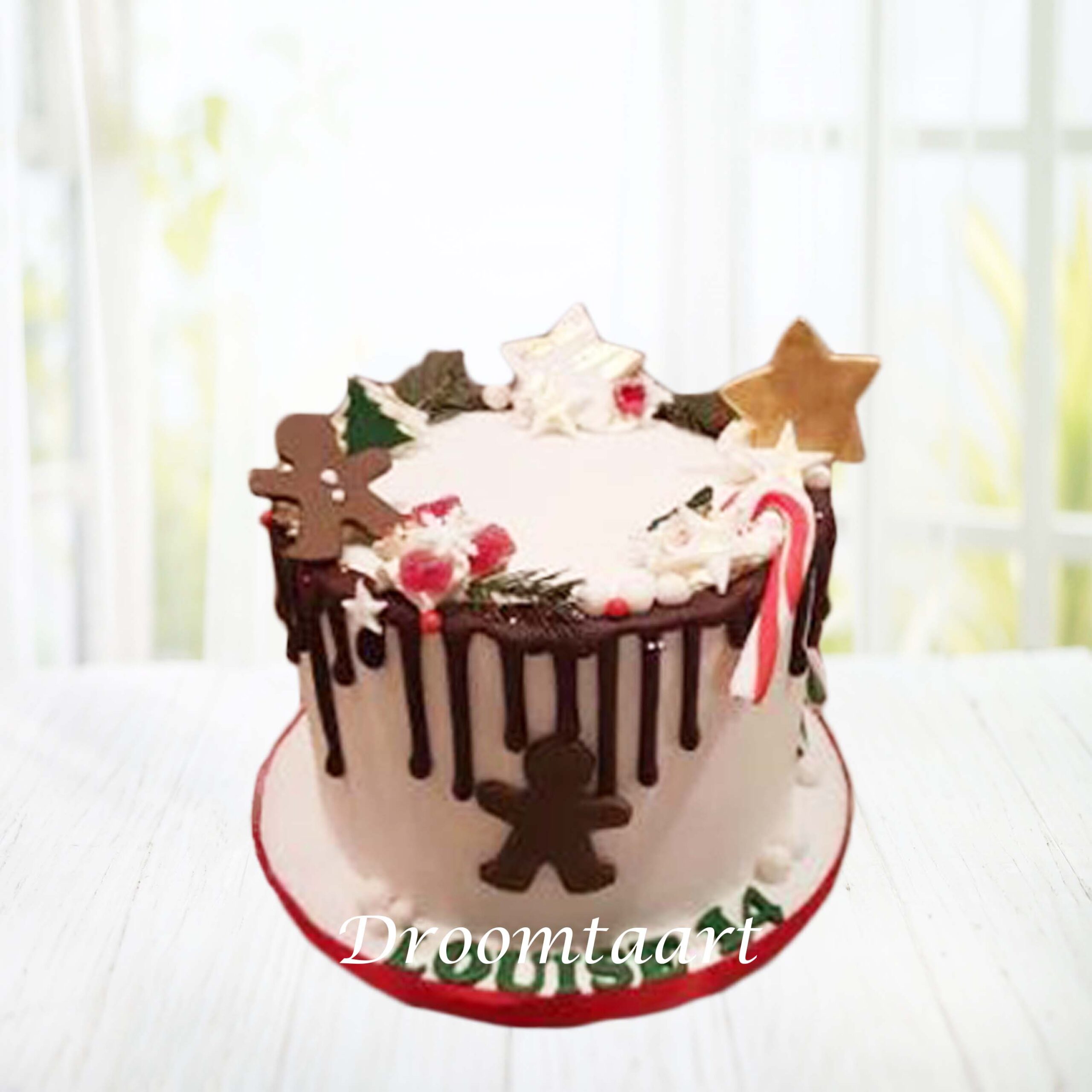 Berouw eindeloos Atlas Drip cake Kerst - Droomtaart