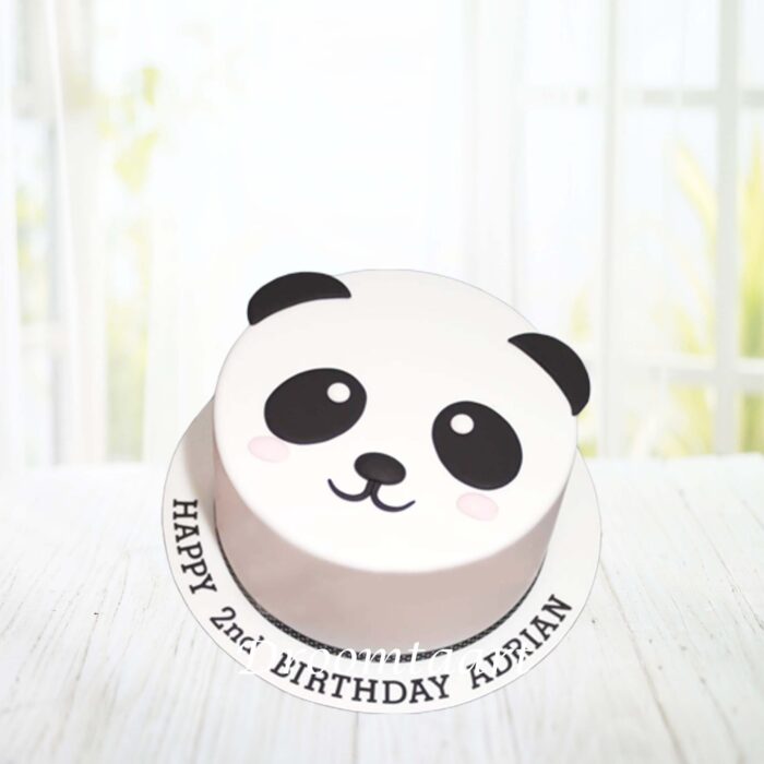 Dieren taart Panda 3 - Afbeelding 1