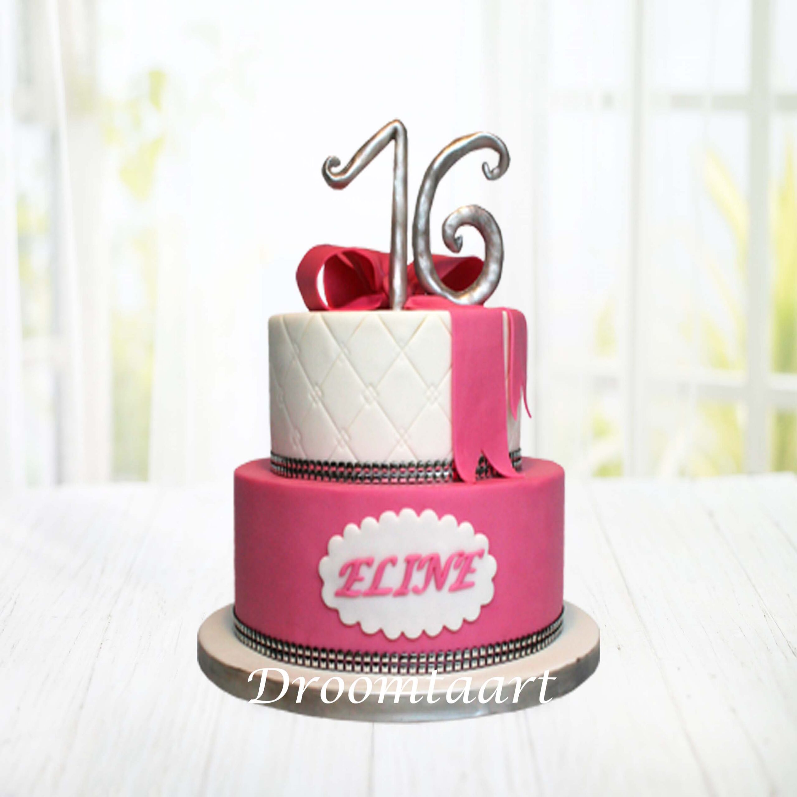 Droomtaart-Leeftijd-taart-Sweet-16-1-scaled Sweet sixteen taart 1 - Afbeelding 1